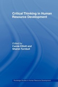 Cover: Critical Thinking in Human Resource Development - Routledge