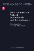 Cover: Die naturalistische &Auml;sthetik in Frankreich und ihre Aufl&ouml;sung - VS Verlag f&uuml;r Sozialwissenschaften