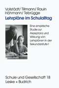 Cover: Lehrpl&auml;ne im Schulalltag - VS Verlag f&uuml;r Sozialwissenschaften