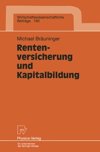 Abbildung von: Rentenversicherung und Kapitalbildung - Physica