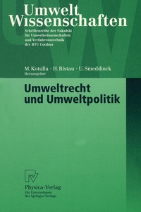 Abbildung von: Umweltrecht und Umweltpolitik - Physica