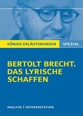 Cover: Brecht. Das lyrische Schaffen - Bange, C