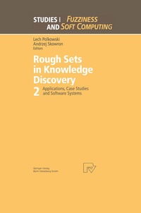 Enlarge image Cover: Rough Sets in Knowledge Discovery 2 - Physica