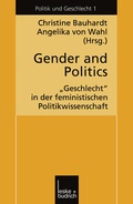 Cover: Gender and Politics - VS Verlag f&uuml;r Sozialwissenschaften