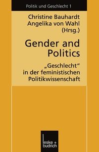 Enlarge image Cover: Gender and Politics - VS Verlag für Sozialwissenschaften