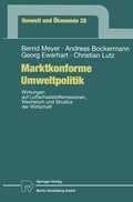 Cover: Marktkonforme Umweltpolitik - Physica