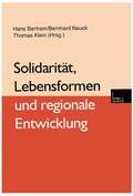 Cover: Solidarit&auml;t, Lebensformen und regionale Entwicklung - VS Verlag f&uuml;r Sozialwissenschaften