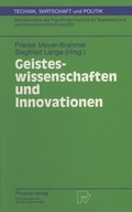 Cover: Geisteswissenschaften und Innovationen - Physica