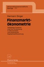 Cover: Finanzmarktökonometrie - Physica