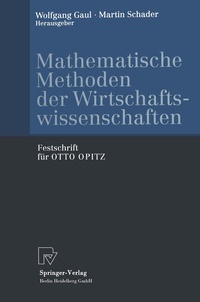 Abbildung von: Mathematische Methoden der Wirtschaftswissenschaften - Physica