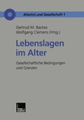 Cover: Lebenslagen im Alter - VS Verlag f&uuml;r Sozialwissenschaften
