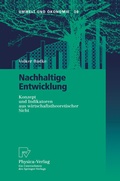 Cover: Nachhaltige Entwicklung - Physica