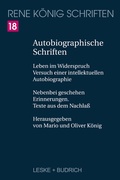 Cover: Autobiographische Schriften - VS Verlag f&uuml;r Sozialwissenschaften