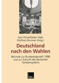 Cover: Deutschland nach den Wahlen - VS Verlag f&uuml;r Sozialwissenschaften