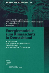 Abbildung von: Energiemodelle zum Klimaschutz in Deutschland - Physica