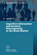 Cover: Imperfect Information and Investor Heterogeneity in the Bond Market - Physica
