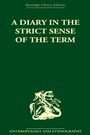 Cover: A Diary in the Strictest Sense of the Term - Routledge