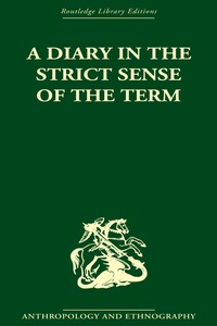 Enlarge image Cover: A Diary in the Strictest Sense of the Term - Routledge