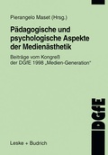 Cover: P&auml;dagogische und psychologische Aspekte der Medien&auml;sthetik - VS Verlag f&uuml;r Sozialwissenschaften