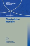 Cover: Zinsstrukturmodelle - Physica