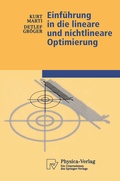 Cover: Einf&uuml;hrung in die lineare und nichtlineare Optimierung - Physica