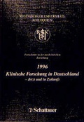 Cover: Klinische Forschung in Deutschland - Schattauer