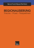 Cover: Regionalisierung - VS Verlag f&uuml;r Sozialwissenschaften