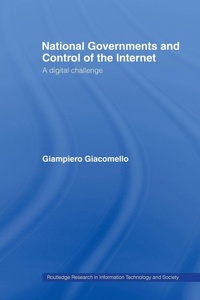 Enlarge image Cover: National Governments and Control of the Internet - Routledge