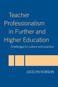 Cover: Teacher Professionalism in Further and Higher Education - Routledge