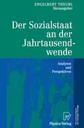Cover: Der Sozialstaat an der Jahrtausendwende - Physica