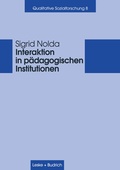 Cover: Interaktion in p&auml;dagogischen Institutionen - VS Verlag f&uuml;r Sozialwissenschaften