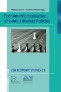Cover: Econometric Evaluation of Labour Market Policies - Physica