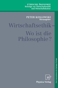 Abbildung von: Wirtschaftsethik - Physica