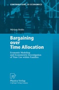 Cover: Bargaining over Time Allocation - Physica