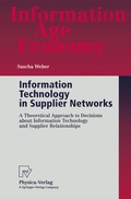 Cover: Information Technology in Supplier Networks - Physica