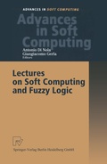 Cover: Lectures on Soft Computing and Fuzzy Logic - Physica