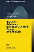 Cover: MODA 6 - Advances in Model-Oriented Design and Analysis - Physica