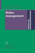 Cover: Risikomanagement - Physica