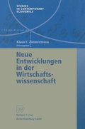 Cover: Neue Entwicklungen in der Wirtschaftswissenschaft - Physica