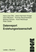 Cover: Datenreport Erziehungswissenschaft - VS Verlag f&uuml;r Sozialwissenschaften