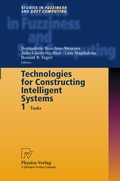 Cover: Technologies for Constructing Intelligent Systems 1 - Physica