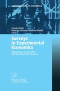 Bild: Surveys in Experimental Economics - Physica