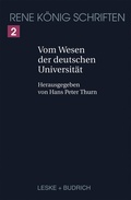 Cover: Vom Wesen der deutschen Universit&auml;t - VS Verlag f&uuml;r Sozialwissenschaften