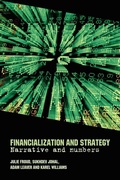Cover: Financialization and Strategy - Routledge