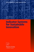 Cover: Indicator Systems for Sustainable Innovation - Physica
