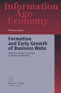 Bild vergrößern Bild: Formation and Early Growth of Business Webs - Physica