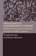 Cover: Prologues to Shakespeare's Theatre - Routledge