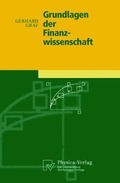 Cover: Grundlagen der Finanzwissenschaft - Physica