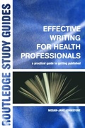 Cover: Effective Writing for Health Professionals - Routledge
