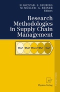 Cover: Research Methodologies in Supply Chain Management - Physica
